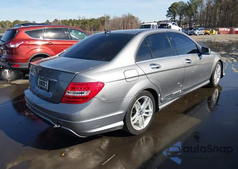 2012 Mercedes-Benz C 250 Sport from USA, damaged, VIN WDDGF4HB3CR211807